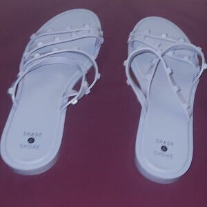 Shade & Shore Jelly Strappy Sandals Size 8